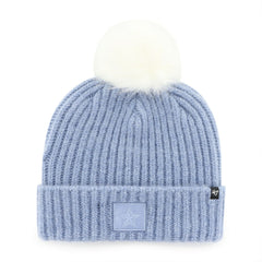 Dallas Cowboys '47 Women's Mellow Cuffed Knit Hat with Pom - Light Blue Hats