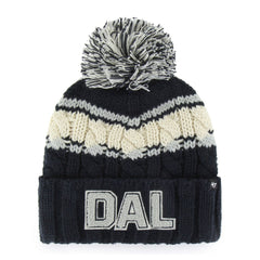 Dallas Cowboys '47 Women's Emma Cuffed Knit Hat with Pom - Navy Hats