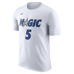 Paolo Banchero Orlando Magic Association Edition Name & Number T-Shirt White - Nike