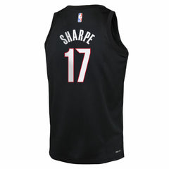 Shaedon Sharpe Portland Trail Blazers Youth Icon Edition Swingman Jersey Black - Nike