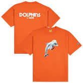 Miami Dolphins GOLF WANG Cutout T-Shirt - Orange T-shirts