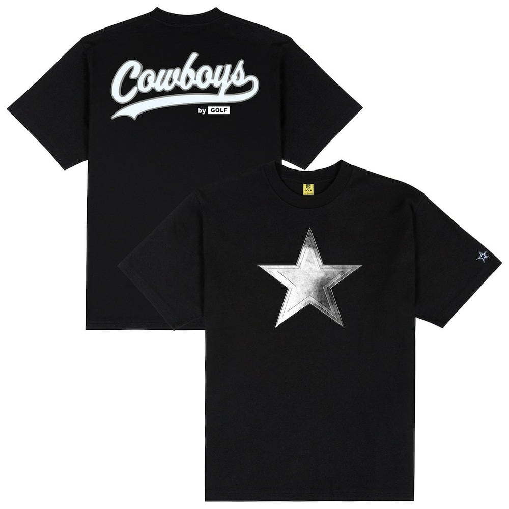 Dallas Cowboys GOLF WANG Cutout T-Shirt - Black T-shirts