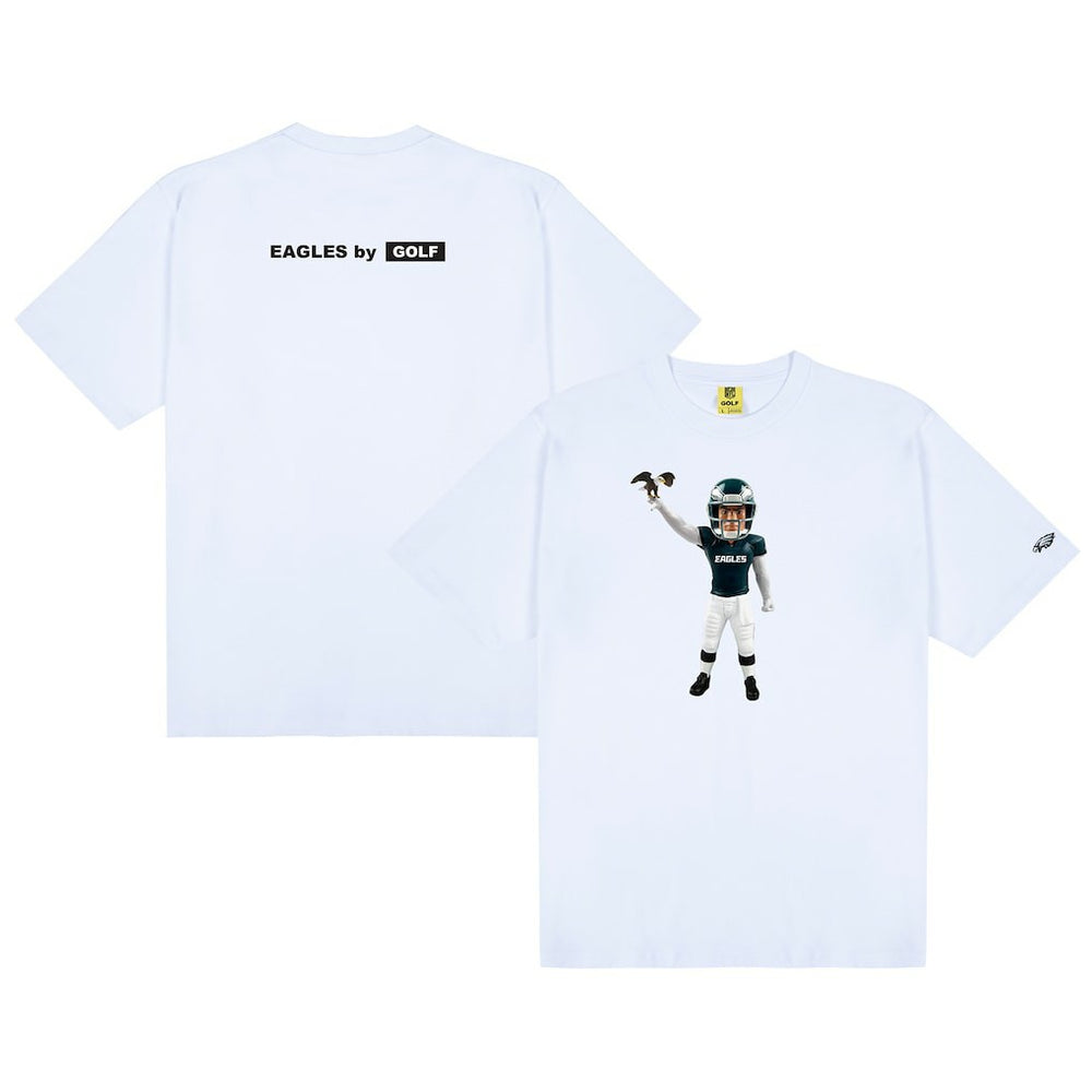Philadelphia Eagles GOLF WANG Bobblehead T-Shirt - White T-shirts