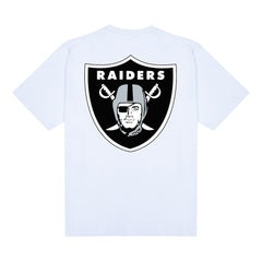 Las Vegas Raiders GOLF WANG Motto T-Shirt - White T-shirts