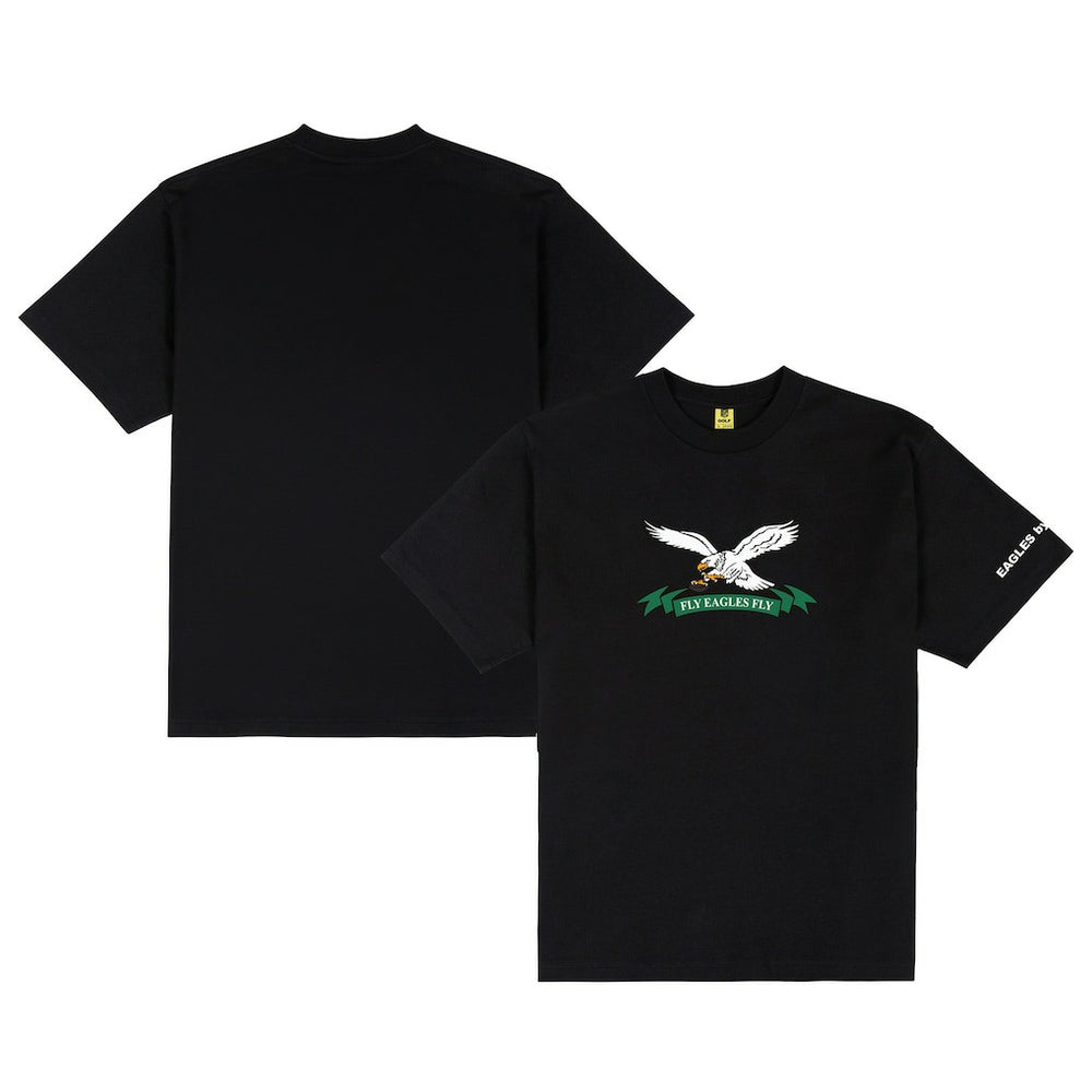 Philadelphia Eagles GOLF WANG Fly Eagles Fly T-Shirt - Black T-shirts