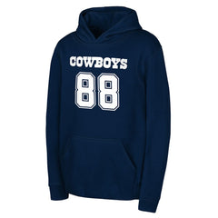 CeeDee Lamb Dallas Cowboys Outerstuff Mainliner Player Name & Number Hoodie - Navy Hoodies