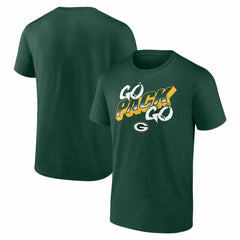 Green Bay Packers Go Pack Go T-Shirt - Green T-shirts
