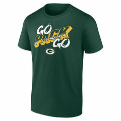 Green Bay Packers Go Pack Go T-Shirt - Green T-shirts