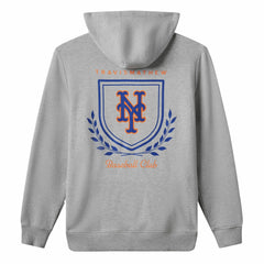 New York Mets TravisMathew Fleece Stadium Hoodie - Gray Hoodies