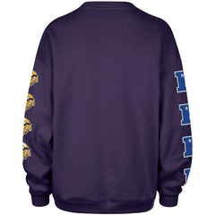 Minnesota Vikings '47 Women's Go Big Oversized Pullover Sweatshirt - Purple Pullover