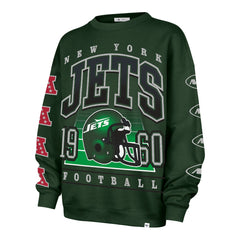New York Jets '47 Women's Go Big Oversized Pullover Sweatshirt - Green Pullover