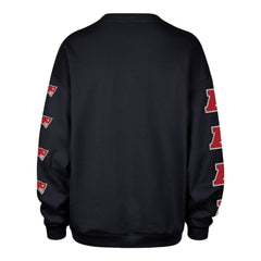 New England Patriots '47 Women's Go Big Oversized Pullover Sweatshirt - Navy Pullover