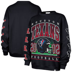 Houston Texans '47 Women's Go Big Oversized Pullover Sweatshirt - Navy Pullover