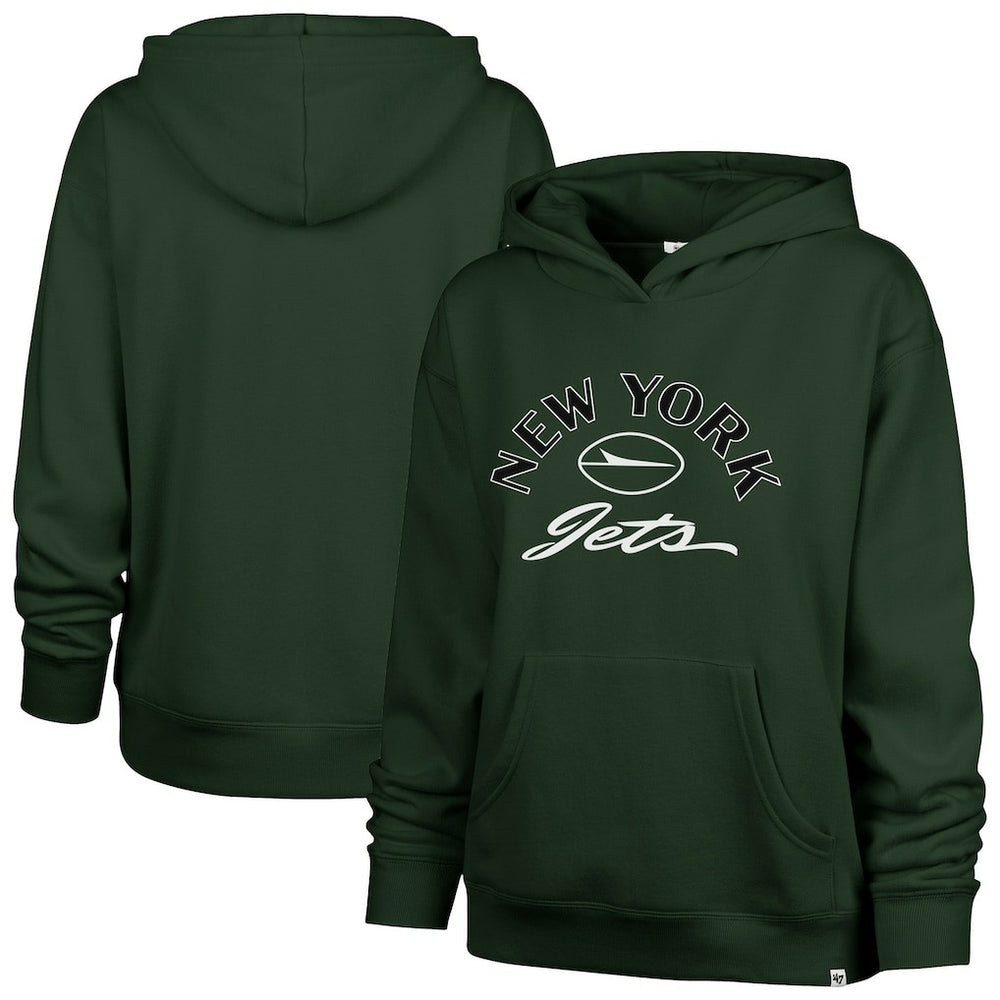 New York Jets '47 Women's Whirlwind Naomi Pullover Hoodie - Green Hoodies