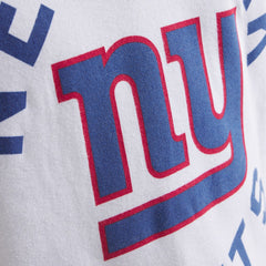 New York Giants x Todd Snyder Premium Jersey Mock Neck Tee - White Jerseys
