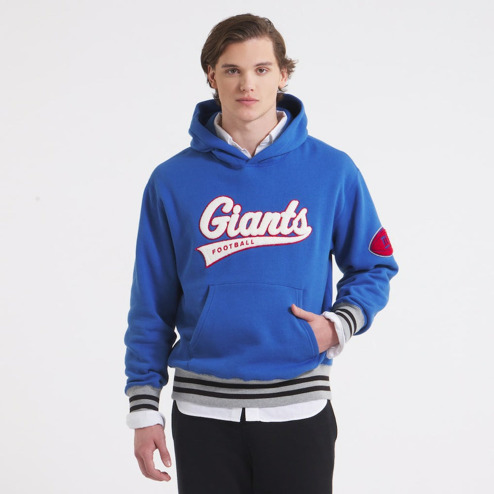 New York Giants x Todd Snyder Relaxed Canadian Fleece Hoodie - Royal Hoodies