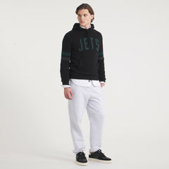 New York Jets x Todd Snyder Cashmere Hoodie Sweater - Heather Black Hoodies