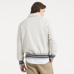 New York Giants x Todd Snyder Relaxed Canadian Fleece Turtleneck - Oatmeal