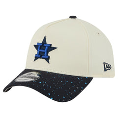 Houston Astros New Era Speckle A-Frame 9FORTY Adjustable Hat - Cream Hats