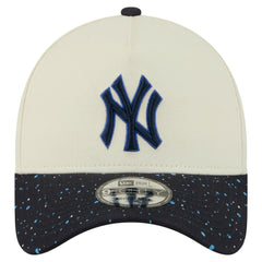 New York Yankees New Era Speckle A-Frame 9FORTY Adjustable Hat - Cream Hats
