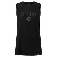 Boston Bruins Levelwear Women's Influx Darkmoon Tank Top - Black | US 202597428