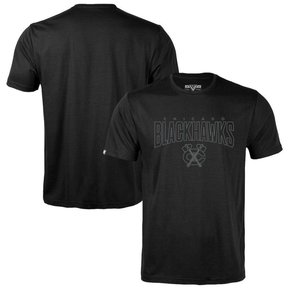 Chicago Blackhawks Levelwear Richmond Darkmoon T-Shirt - Black | US 202597484