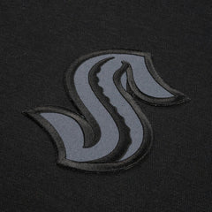 Seattle Kraken Levelwear Women's Waterfall Nightfall Pullover Hoodie - Black | US 202597624