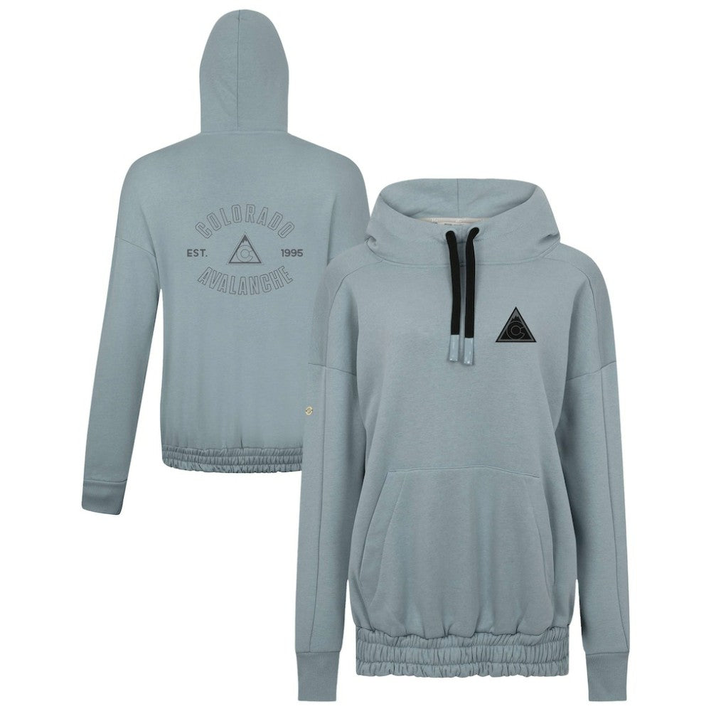 Colorado Avalanche Levelwear Women's Waterfall Nightfall Pullover Hoodie - Gray | US 202597626