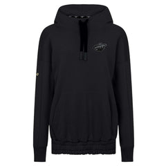 Minnesota Wild Levelwear Women's Waterfall Nightfall Pullover Hoodie - Black | US 202597628