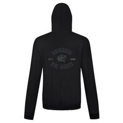 Columbus Blue Jackets Levelwear Women's Waterfall Nightfall Pullover Hoodie - Black | US 202597653