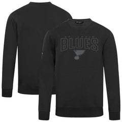 St. Louis Blues Levelwear Zane Darkmoon Pullover Sweatshirt - Black | US 202597692