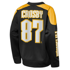 Sidney Crosby Pittsburgh Penguins Outerstuff Youth Best Defense Name & Number Crewneck Sweatshirt - Black | US 202598466