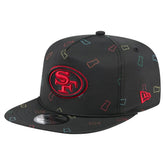 San Francisco 49ers New Era Gummy Golfer Snapback Hat - Black Hats