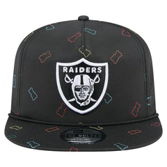 Las Vegas Raiders New Era Gummy Golfer Snapback Hat - Black Hats