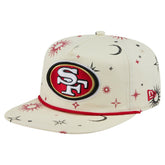 San Francisco 49ers New Era Celestial Golfer Snapback Hat - Cream Hats