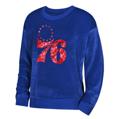 Philadelphia 76ers Outerstuff Youth Girls Step Back Sweatshirt Royal outlet
