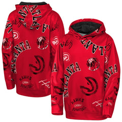 Atlanta Hawks Outerstuff Youth Moving Violation Hoodie Red