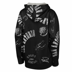 San Antonio Spurs Outerstuff Youth Moving Violation Hoodie Black