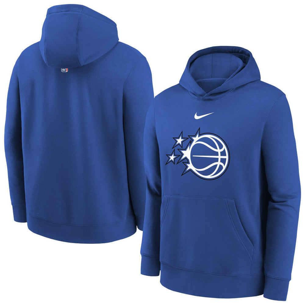 Orlando Magic Youth 2025/26 Club Fleece Hoodie Blue - Nike
