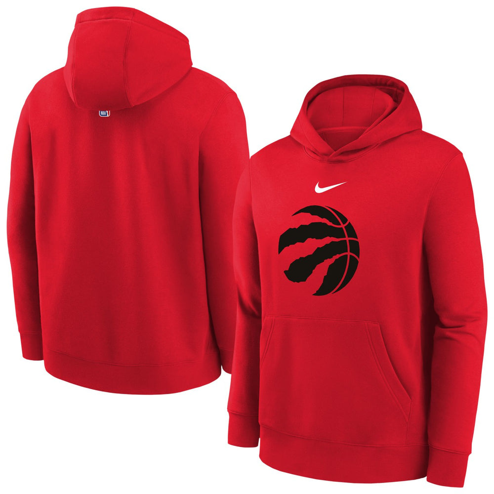 Toronto Raptors Youth 2025/26 Club Fleece Hoodie Red - Nike