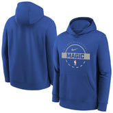 Orlando Magic Youth 2025/26 Club Fleece Practice Hoodie Blue - Nike