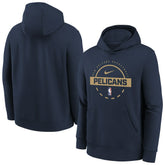 New Orleans Pelicans Youth 2025/26 Club Fleece Practice Hoodie Navy - Nike