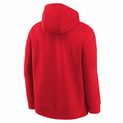 Toronto Raptors Youth 2025/26 Club Fleece Practice Hoodie Red - Nike