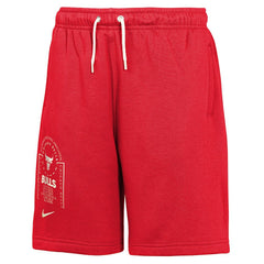 Chicago Bulls Youth Courtside Club Fleece Shorts Red - Nike