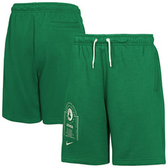Boston Celtics Youth Courtside Club Fleece Shorts Kelly Green - Nike