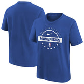 Dallas Mavericks Youth Practice T-Shirt Blue - Nike