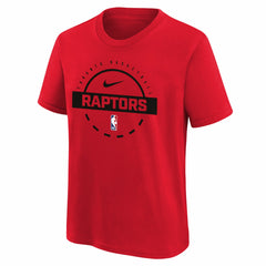 Toronto Raptors Youth Practice T-Shirt Red - Nike