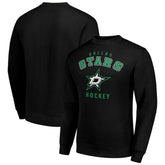 Dallas Stars Men's Starter Team Logo Fleece Pullover Sweatshirt - Black | US 202601571