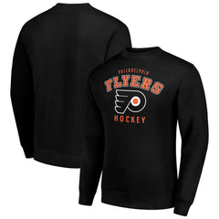 Philadelphia Flyers Men's Starter Team Logo Fleece Pullover Sweatshirt - Black | US 202601584