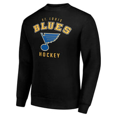 St. Louis Blues Men's Starter Team Logo Fleece Pullover Sweatshirt - Black | US 202601592